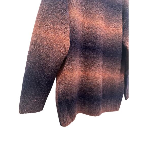 Rag & Bone Holly Wool Blend Cardigan Ombre Sweater Size Medium - Picture 8 of 12